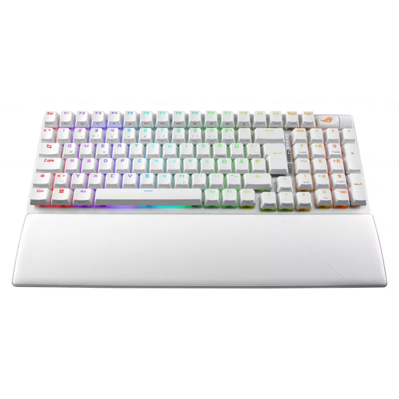 ASUS ROG Strix Scope II 96 Wireless Tastatur Gaming USB + RF Wireless + Bluetooth QWERTZ Deutsch Weiß