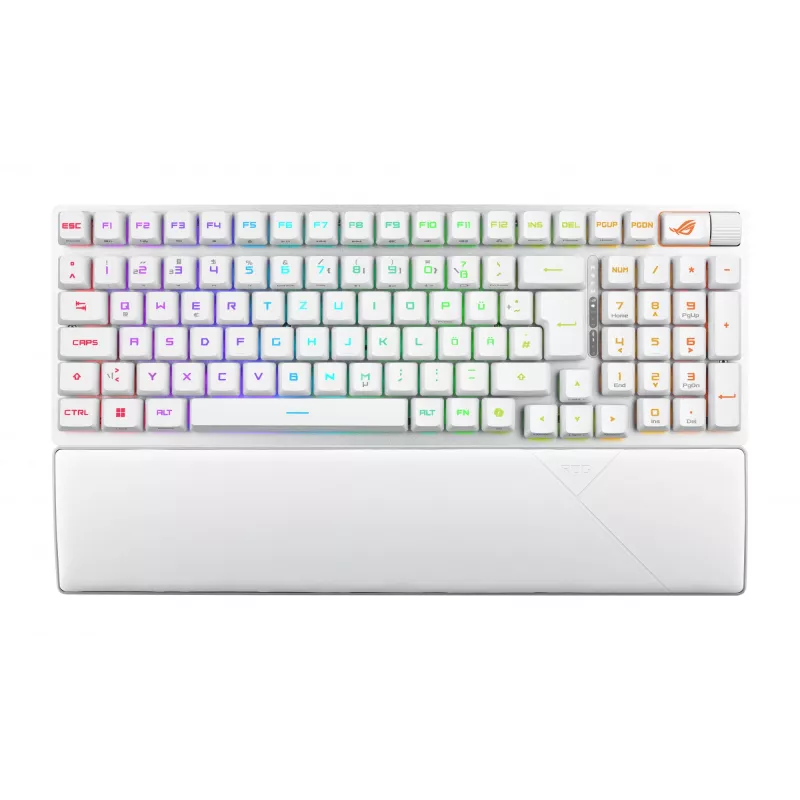 ASUS ROG Strix Scope II 96 RX Wireless Tastatur Gaming USB + RF Wireless + Bluetooth Weiß