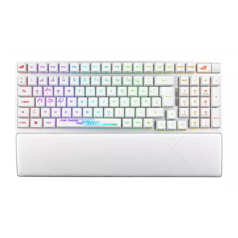 ASUS ROG Strix Scope II 96 RX Wireless Tastatur Gaming USB + RF Wireless + Bluetooth Weiß