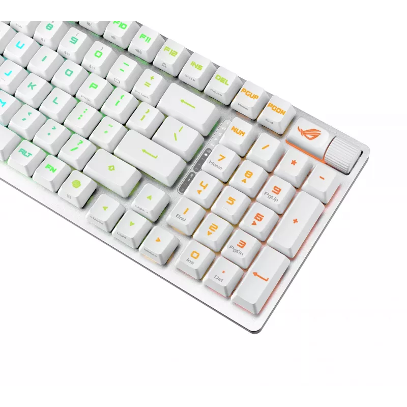 ASUS ROG Strix Scope II 96 RX Wireless Tastatur Gaming USB + RF Wireless + Bluetooth Weiß