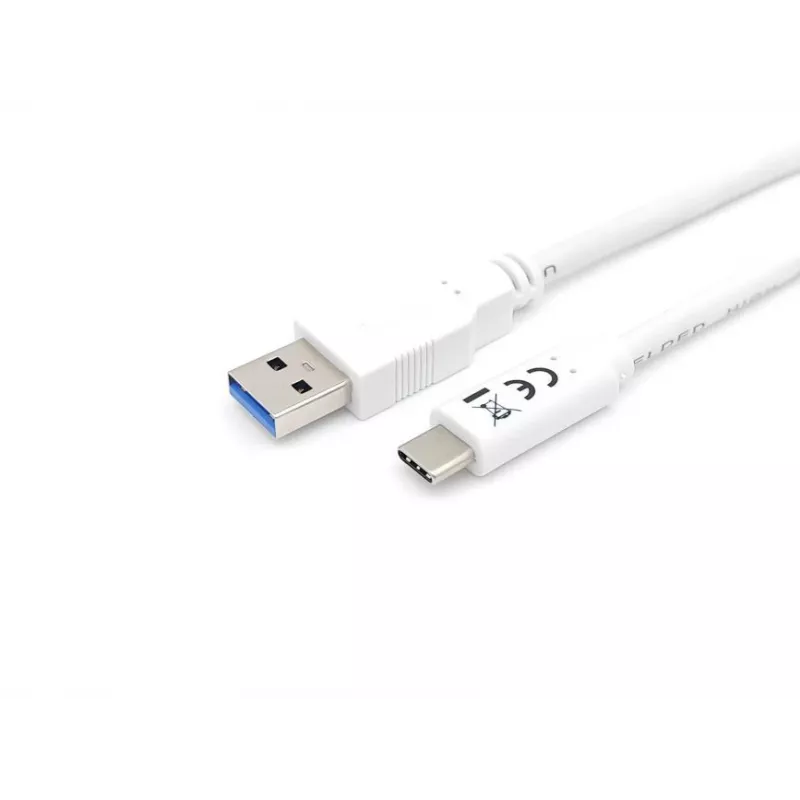 Equip USB 3.2 Gen 1 Type-C auf A Kabel, M/M, 1 m, 1 m, USB A, USB C, USB 3.2 Gen 1 (3.1 Gen 1), 5 Gbit/s, Weiß