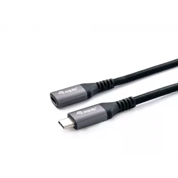 Equip USB 3.2 Gen 2 C-auf-C-Verlängerungskabel, M/W, 0,5 m, 4K/60Hz, 10 Gbit/s
