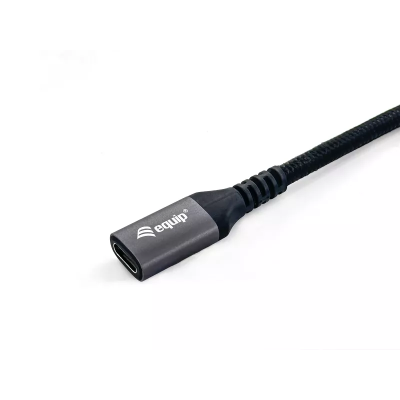 Equip USB 3.2 Gen 2 C-auf-C-Verlängerungskabel, M/W, 0,5 m, 4K/60Hz, 10 Gbit/s