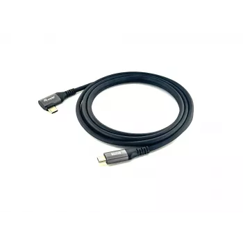 Equip USB 2.0 C-zu-C 90°-Winkelkabel, M/M, 3,0 m, 100 W mit Emark-Chipsatz