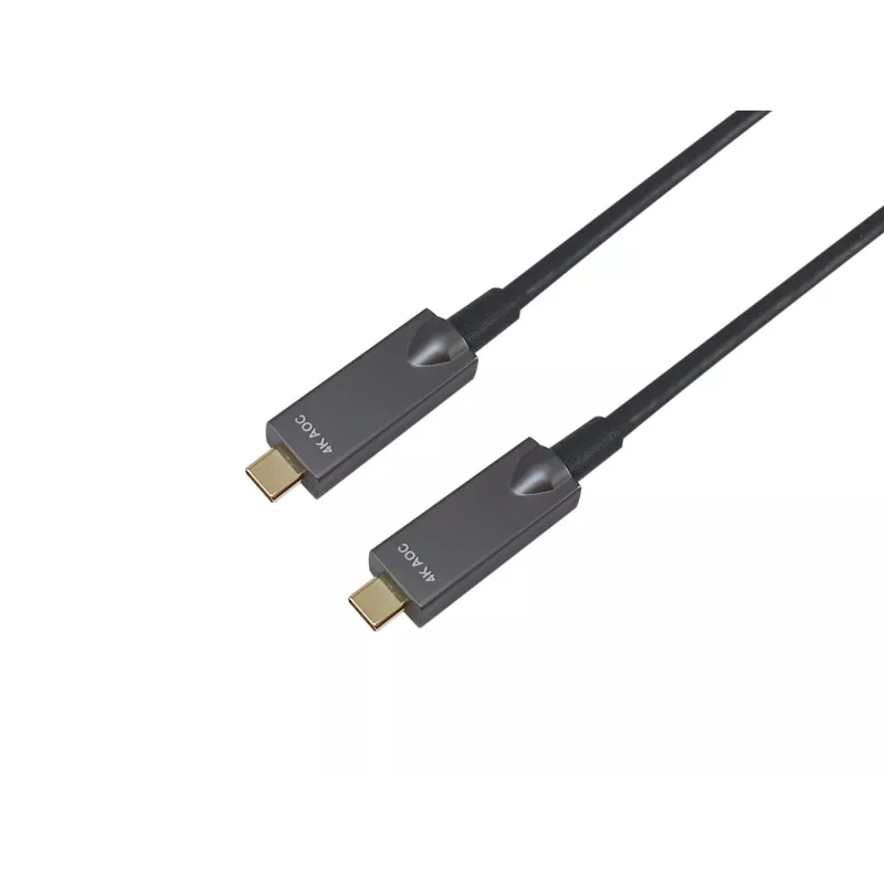 Equip USB-C zu C Aktives Optisches Kabel, M/M, 5,0 m, PD 60 W, 4K/60 Hz, 10 Gbit/s, Video+Daten+PD