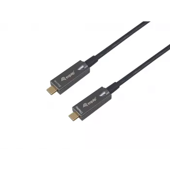 Equip USB-C-zu-C Aktives Optisches Kabel, 10m, 4K/60Hz, Video+Daten+PD