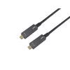 Equip USB-C-zu-C Aktives Optisches Kabel, 10m, 4K/60Hz, Video+Daten+PD
