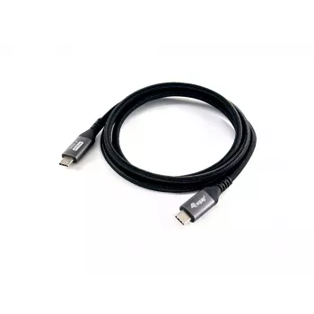 Equip USB 4 Gen 3 C-zu-C-Kabel, M/M, 2,0 m, PD3.1 240 W, 8K/60 Hz, 40 Gbit/s, Schwarz