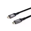 Equip USB 4 Gen 3 C-zu-C-Kabel, M/M, 2,0 m, PD3.1 240 W, 8K/60 Hz, 40 Gbit/s, Schwarz