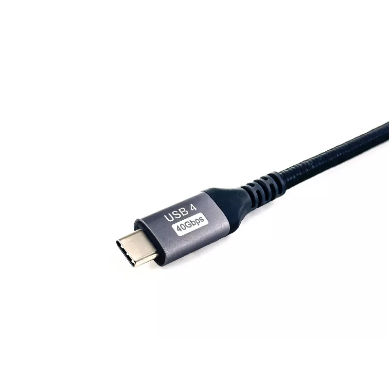 Equip USB 4 Gen 3 C-zu-C-Kabel, M/M, 2,0 m, PD3.1 240 W, 8K/60 Hz, 40 Gbit/s, Schwarz
