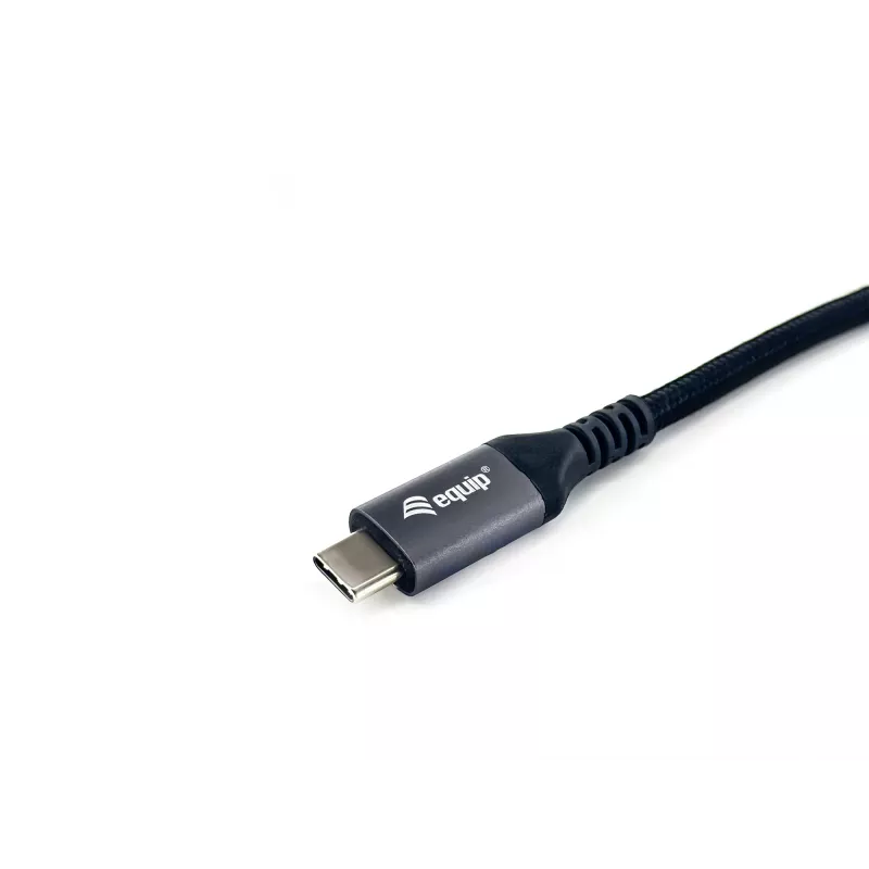 Equip USB 4 Gen 3 C-zu-C-Kabel, M/M, 2,0 m, PD3.1 240 W, 8K/60 Hz, 40 Gbit/s, Schwarz