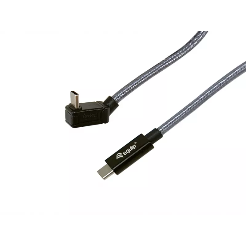 Equip USB 3.2 Gen 2x2 C zu C U-Stecker Kabel, 2,0 m, Schwarz, M/M, PD240W, 4K/60Hz, 20Gbps