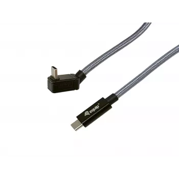 Equip USB 3.2 Gen 2x2 C auf C U-Stecker Kabel, 3,0 m, Schwarz, M/M, PD240W, 4K/60Hz, 20Gbps