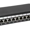 Equip 24-Port Cat.6 Geschirmtes Patchpanel, Hellgrau