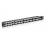 Equip 48-Port Keystone Cat.6 Ungeschirmtes Patchpanel, Schwarz