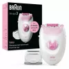 Epilierer Braun Silk-épil 3 3-031 20 Pinzetten Pink Weiß