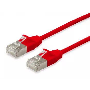Equip Cat.6A F/FTP schlank Patchkabel RJ-45 7,5 m Rot