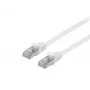 Equip Cat.6A U/FTP Flach-Patchkabel, 5,0 m, Weiß, 5 m, Cat6a, U/FTP (STP), RJ-45, RJ-45, Weiß