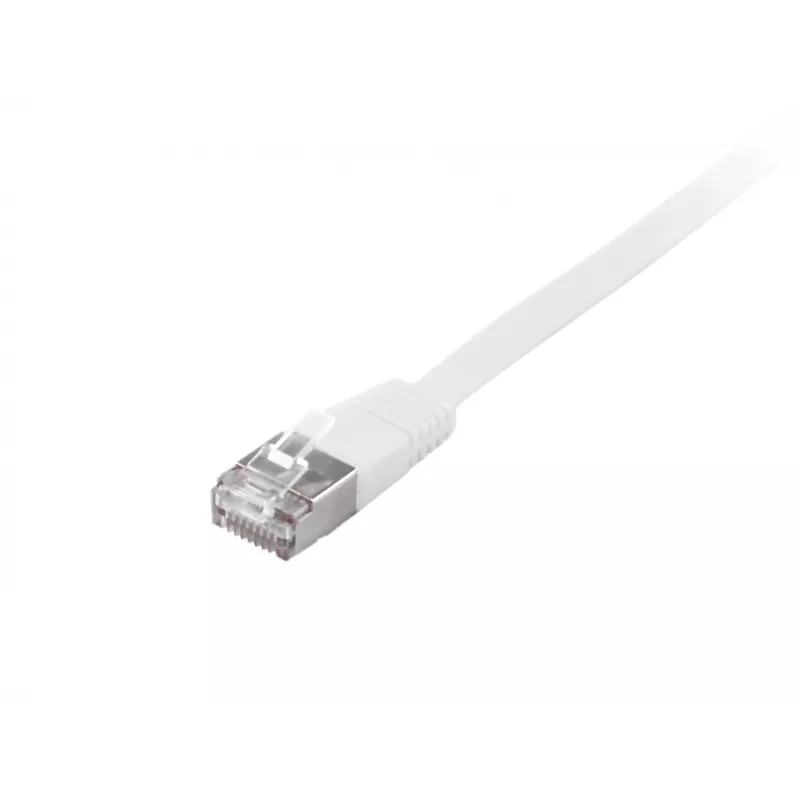Equip Cat.6A U/FTP Flach-Patchkabel, 5,0 m, Weiß, 5 m, Cat6a, U/FTP (STP), RJ-45, RJ-45, Weiß