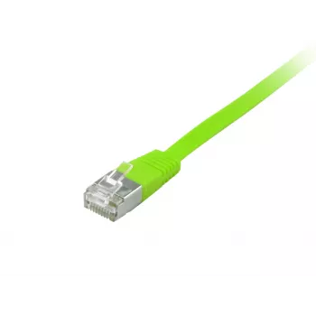 Equip Cat.6A U/FTP Flach-Patchkabel, 10,0 m, Grün, 10 m, Cat6a, U/FTP (STP), RJ-45, RJ-45, Grün