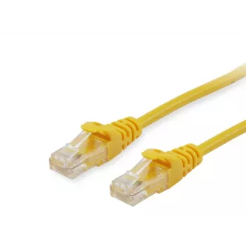 Equip Cat.6A U/UTP Patchkabel, 5m, Gelb, 5 m, Cat6a, U/UTP (UTP), RJ-45, RJ-45, Gelb