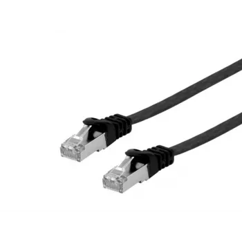 Netzwerkkabel Equip Cat.6A U/FTP Flach-Patchkabel RJ-45 5,0 m Schwarz