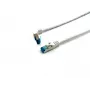Netzwerkkabel Equip Cat.6A S/FTP Patchkabel abgewinkelt auf gerade RJ-45 1,0 m Weiß
