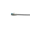 Equip Cat.6A S/FTP Patchkabel, abgewinkelt zu geradem Stecker, 5,0m, Weiß
