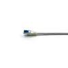 Equip Cat.6A S/FTP Patchkabel, abgewinkelt zu geradem Stecker, 5,0m, Weiß