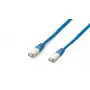 Netzwerkkabel Equip Cat.6A Platinum S/FTP RJ-45 10m Blau