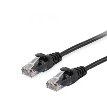 Patchkabel Equip Cat.6A RJ-45 U/UTP 0,25m Schwarz