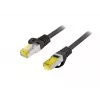 Patchkabel EQUIP Cat.6A S/FTP Outdoor 0,25 m, RJ-45 — Schwarz