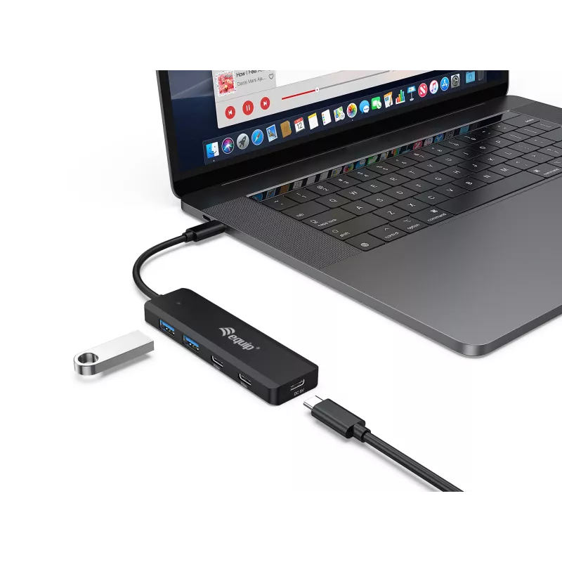 Equip USB-C 4-Port USB 3.2 Gen 1 Hub, USB-C x 2, USB-A x 2