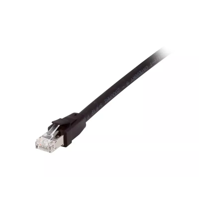 Equip Cat 8.1 S/FTP (PIMF) Patchkabel, LSOH, 3,0m, Schwarz