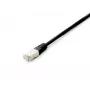 Equip Cat.6A Platinum S/FTP Patchkabel, Schwarz, 1,0 m, 10 St./Set