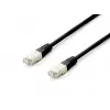 Equip Cat.6A Platinum S/FTP Patchkabel, Schwarz, 1,0 m, 10 St./Set