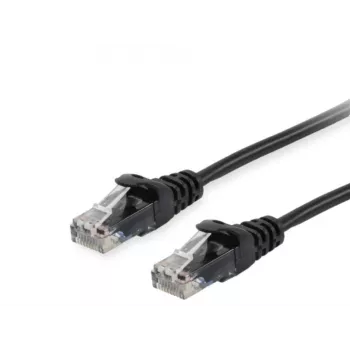 Patchkabel Equip Cat.6 U/UTP RJ-45 1,5 m Schwarz