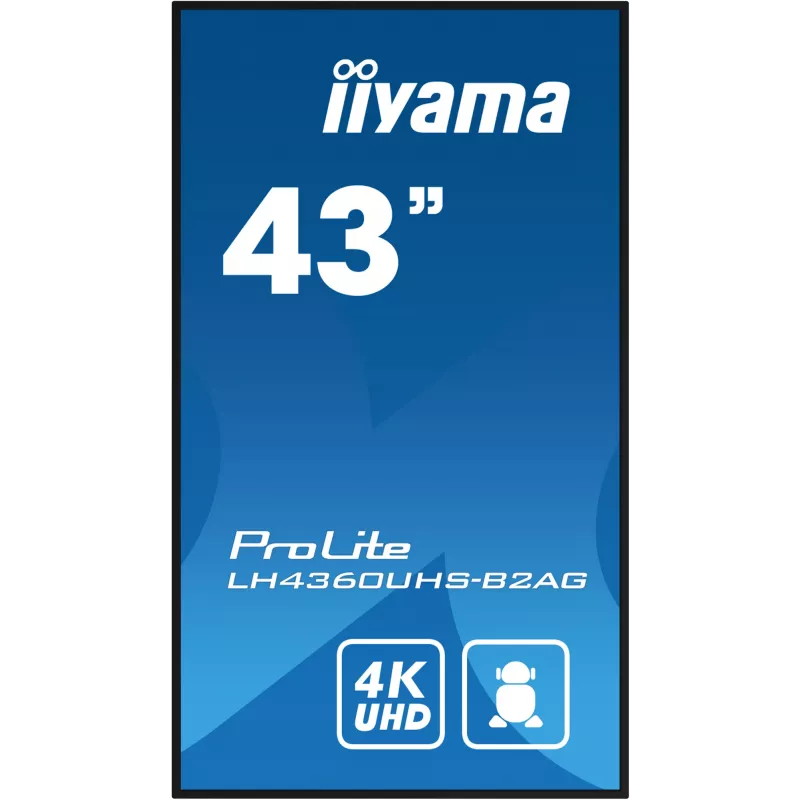 iiyama ProLite LH4360UHS-B2AG 43 Zoll 4K UHD Digital-Signage-Display
