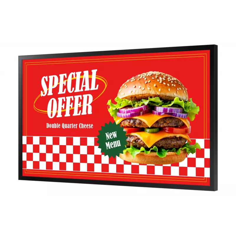 Samsung OH55DX (LH55OHDEBGBXEN) Outdoor-Digital-Signage-Display 139,7 cm (55 Zoll) LCD Full HD 3500 cd/m² Tizen 24/7, IP56, Schwarz