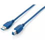 Equip USB 3.0 Typ-A-auf-Typ-B-Kabel, 3,0 m, Blau