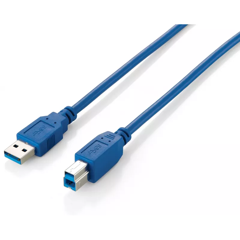 USB-3.0-Kabel Typ A auf Typ B Equip 128291 1,0 m blau