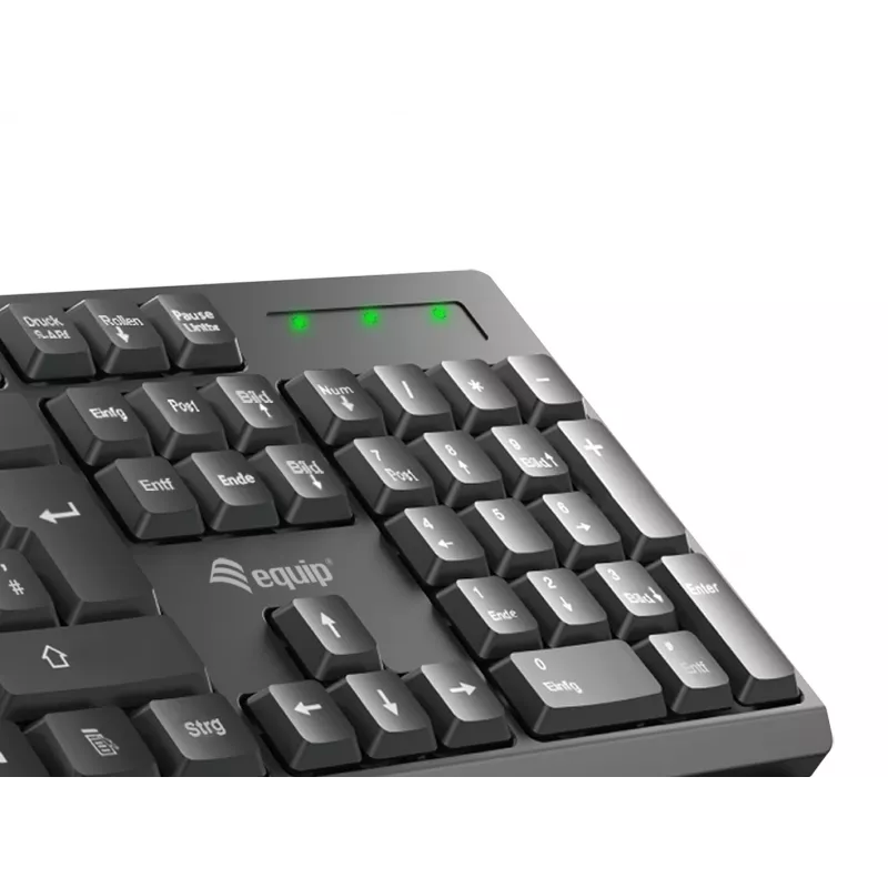 Equip Wireless Tastatur & Maus Set, IT-Layout