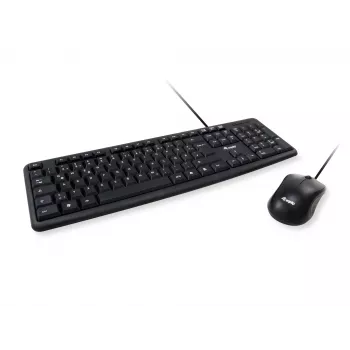 Equip 245202 Tastatur Maus enthalten Büro USB QWERTY Portugiesisch Schwarz