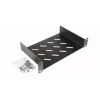 Equip Fixed Shelf 10', 1U, 150MM, Schwarz