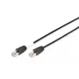 DIGITUS Outdoor-Patchkabel – CAT6 – S/FTP – mit Tülle – Cu – 5m – schwarzer Mantel