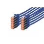 DIGITUS CAT6 S/FTP Patchkabel, 2 m, Grau, 10er-Pack