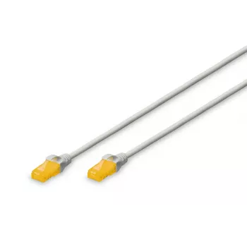 Netzwerkkabel Digitus CAT 6A U/UTP schlank Patchkabel RJ-45 Cat6a 1m Grau