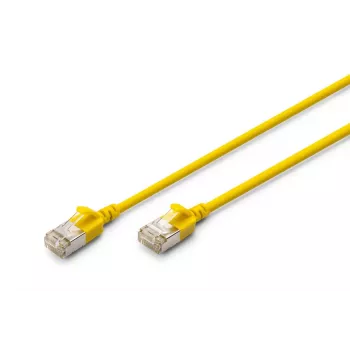 DIGITUS schlank Patchkabel - CAT6A - F-FTP - 3 m - Gelb
