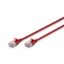 DIGITUS schlank Patchkabel - CAT6A - F-FTP - 3m - Rot