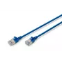 DIGITUS schlank Patchkabel – CAT6A – F-FTP – 3 m – Blau
